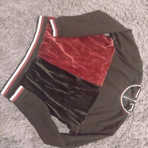 Black and Maroon Sweater